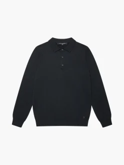 3 Button Knit Polo Shirt