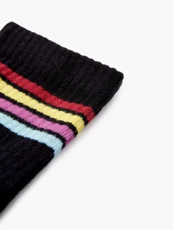3 Pack French Connection 4 Stripe Crew Socks