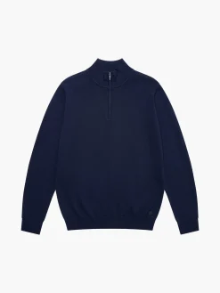 1/4 Zip Funnel Neck Top