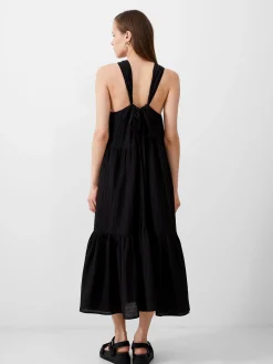 Aleska Textured Midaxi Dress