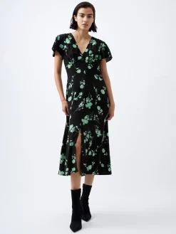Alessandra Eco Delphine V-Neck Dress