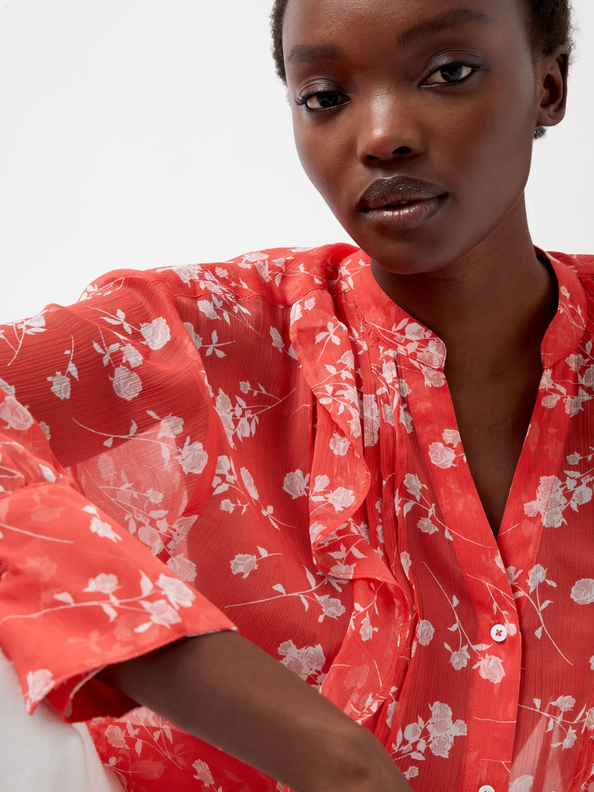 Alessandra Recycled Crinkle Blouse