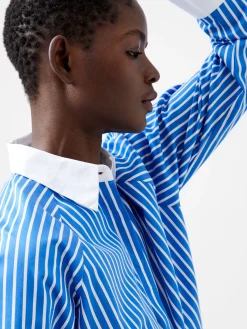 Alexis Cotton Striped Detail Shirt