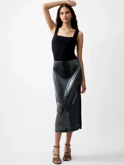 Amy Sequin Midi Skirt