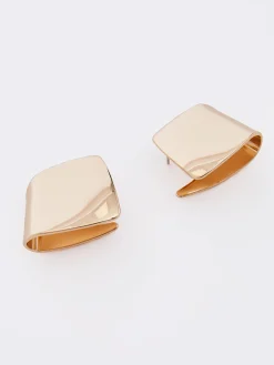 Architectural Square Stud Earrings