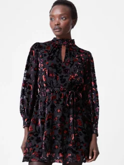 Avery Devore High Neck Mini Dress