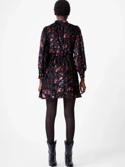 Avery Devore High Neck Mini Dress