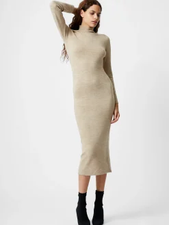 Babysoft Roll Neck Midi Dress