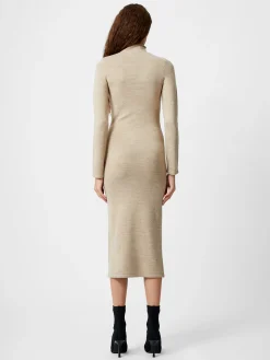 Babysoft Roll Neck Midi Dress