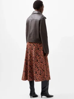 Becket Leather Military Jacket