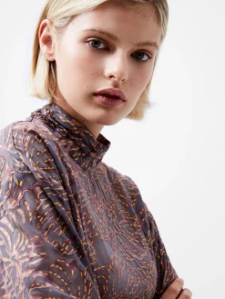 Becky Devore Turtle Neck Top