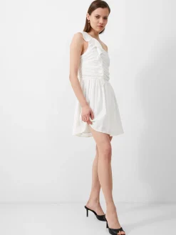 Bonny Pleated Ruffle Mini Dress