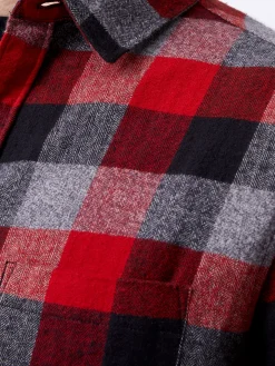 Brushed Flannel Check Shirt