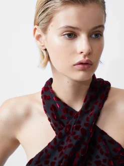Cadie Devore Halterneck Top