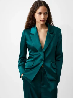 Carey Satin Blazer