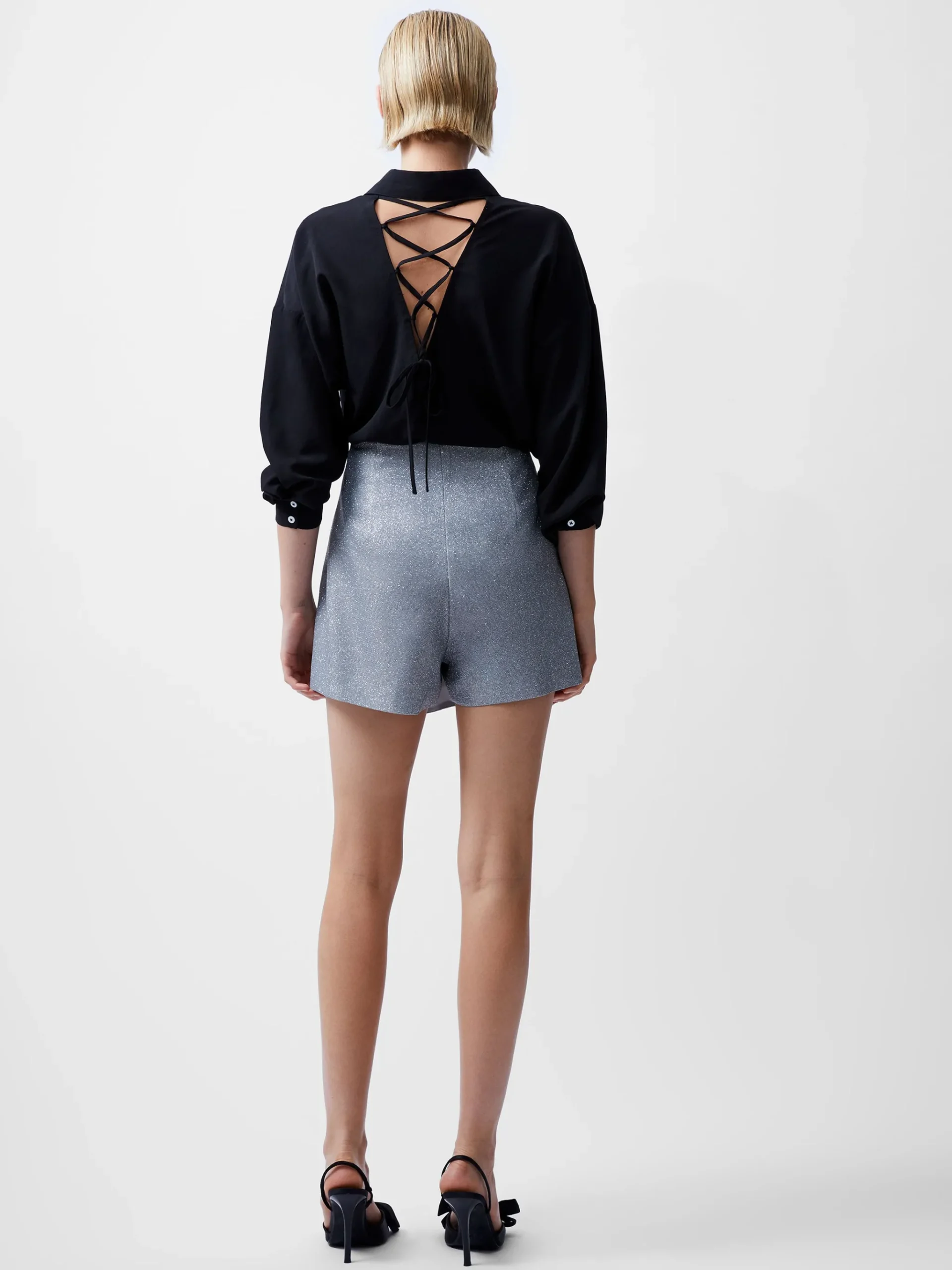 Cece Lurex Skort