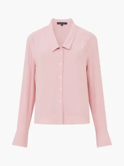 Cecile Crepe Pin Tucks Shirt