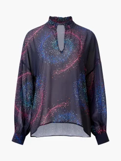 Cecily Estella Georgette Poet Blouse