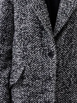 Chantelle Herringbone Coat