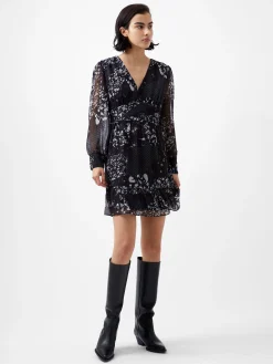 Collage Hallie Crinkle Mini Dress