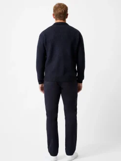 Collared Button-Down Knit Cardigan