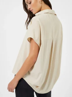 Crepe Light Recycled Popover Shirt