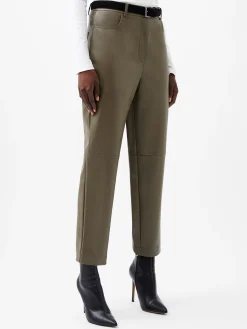 Crolenda PU Tapered Trousers