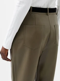 Crolenda PU Tapered Trousers