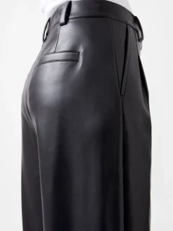 Crolenda PU Wide Leg Trousers