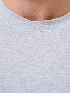 Crossover Neck Long Sleeve Top