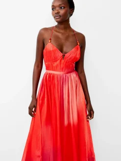 Darryl Hallie Crinkle Maxi Dress
