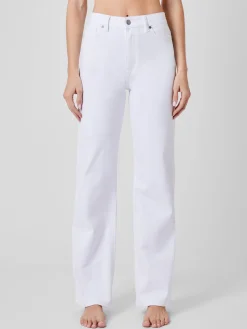 Denim Stretch Wide Leg Jeans 34 Inch