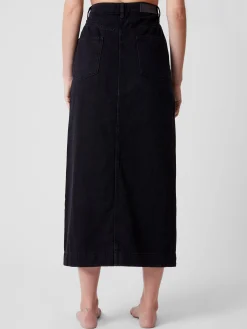 Denver Denim Midaxi Skirt