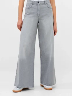 Denver Denim Relaxed Wide Leg Jeans 34 Inch