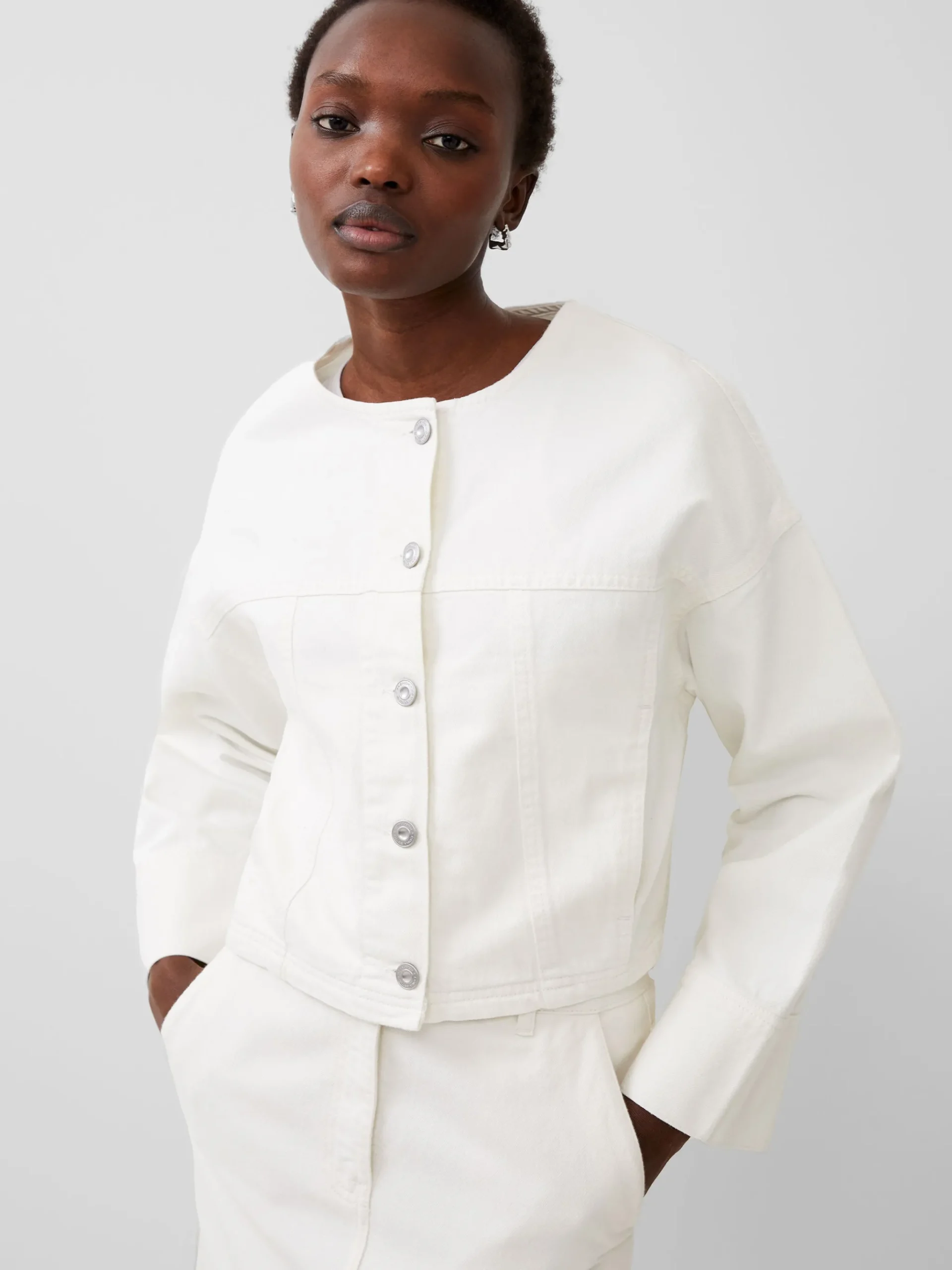 Denver Denim Relaxed Wide Sleeve Jacket