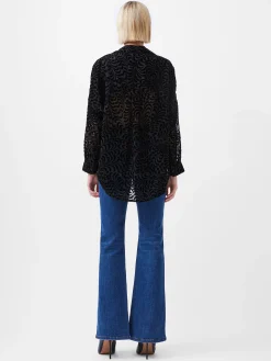 Diandra Devore Long Sleeve Popover Shirt