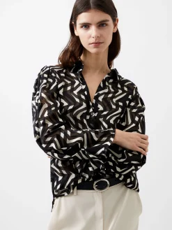 Diandra Satin Devore Top