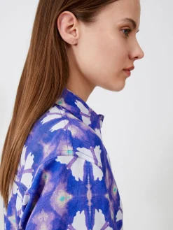 Dory Birdie Linen Short Sleeve Shirt