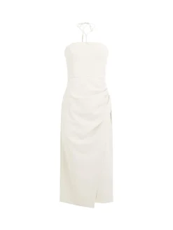 Echo Crepe Halterneck Midi Dress