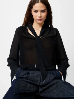 Eden Georgette Tie Neck Blouse