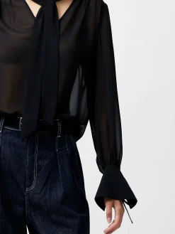 Eden Georgette Tie Neck Blouse
