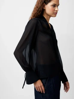 Eden Georgette Tie Neck Blouse