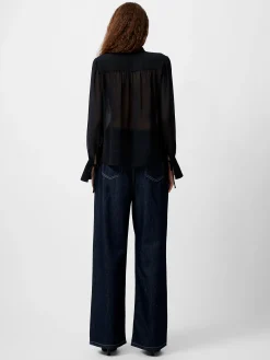 Eden Georgette Tie Neck Blouse