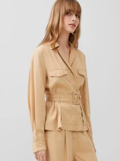 Elkie Twill Belted Jacket