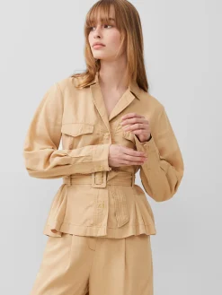 Elkie Twill Belted Jacket
