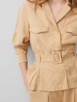 Elkie Twill Belted Jacket