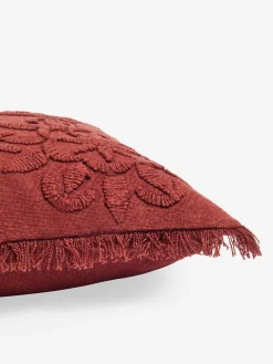 Elmwood Tufted Red Cushion