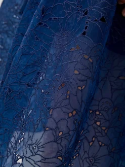 Embroidered Lace Strappy Dress