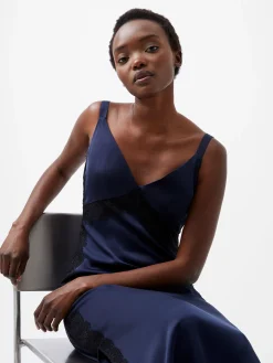 Ennis Eco Satin Lace Dress