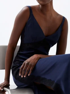 Ennis Eco Satin Lace Dress